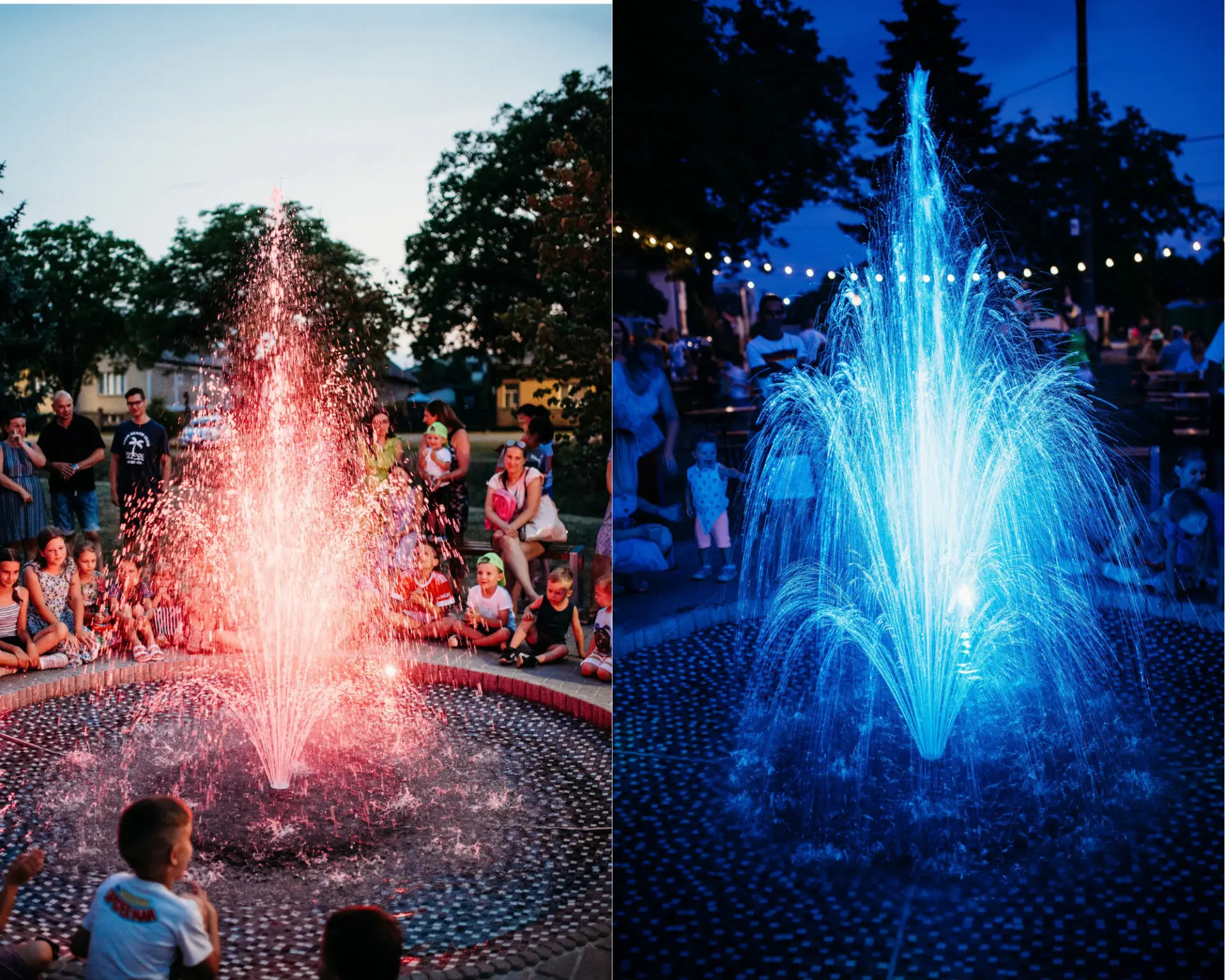 Park fountain — Čečejovce